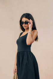 Square Neck Dress