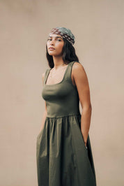 Square Neck Dress