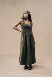 Square Neck Dress