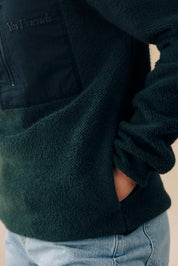Unisex Popper Neck Fleece