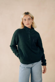 Unisex Popper Neck Fleece
