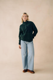 Unisex Popper Neck Fleece