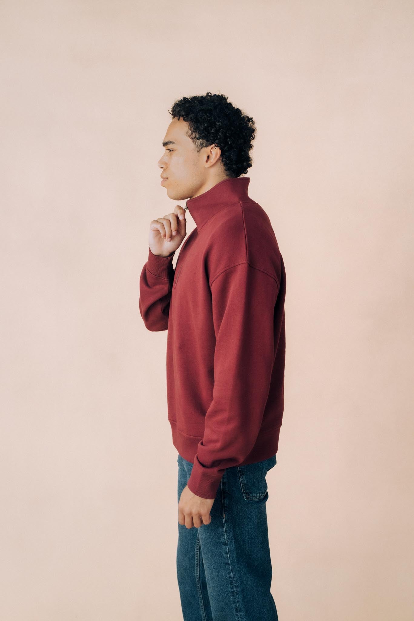Quarter Zip Sweat