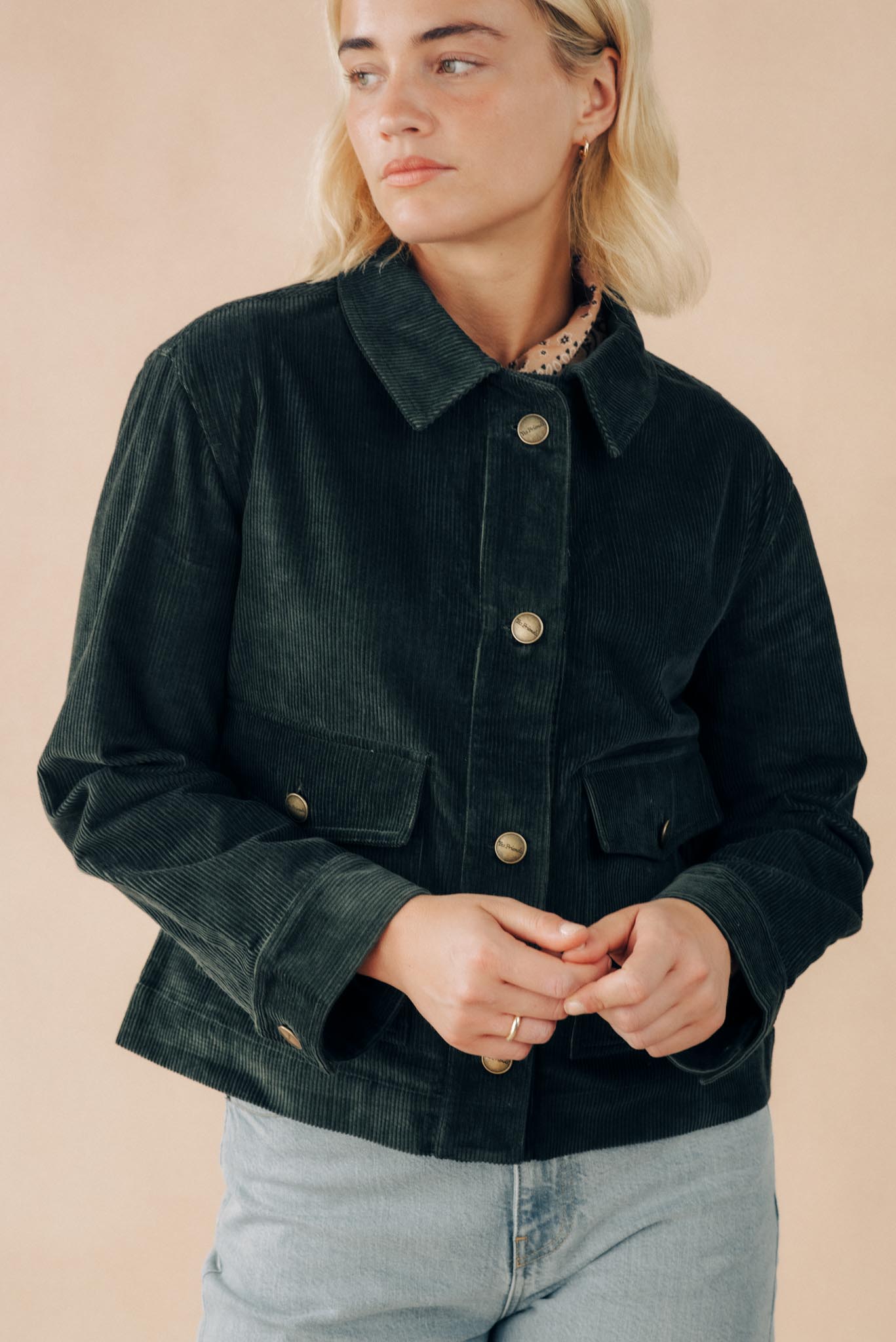 Cord Boxy Utility Jacket
