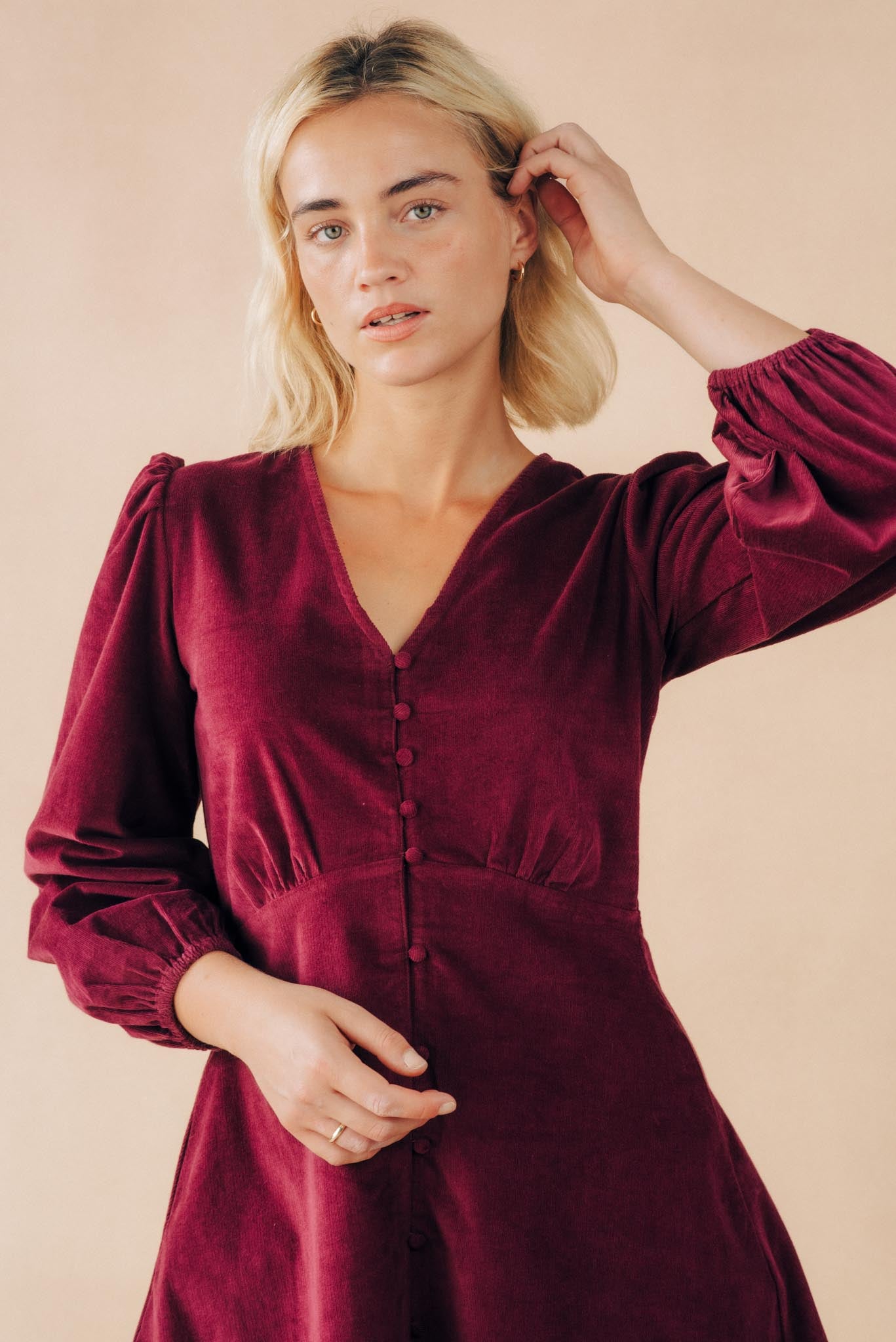 Cord Mini Dress