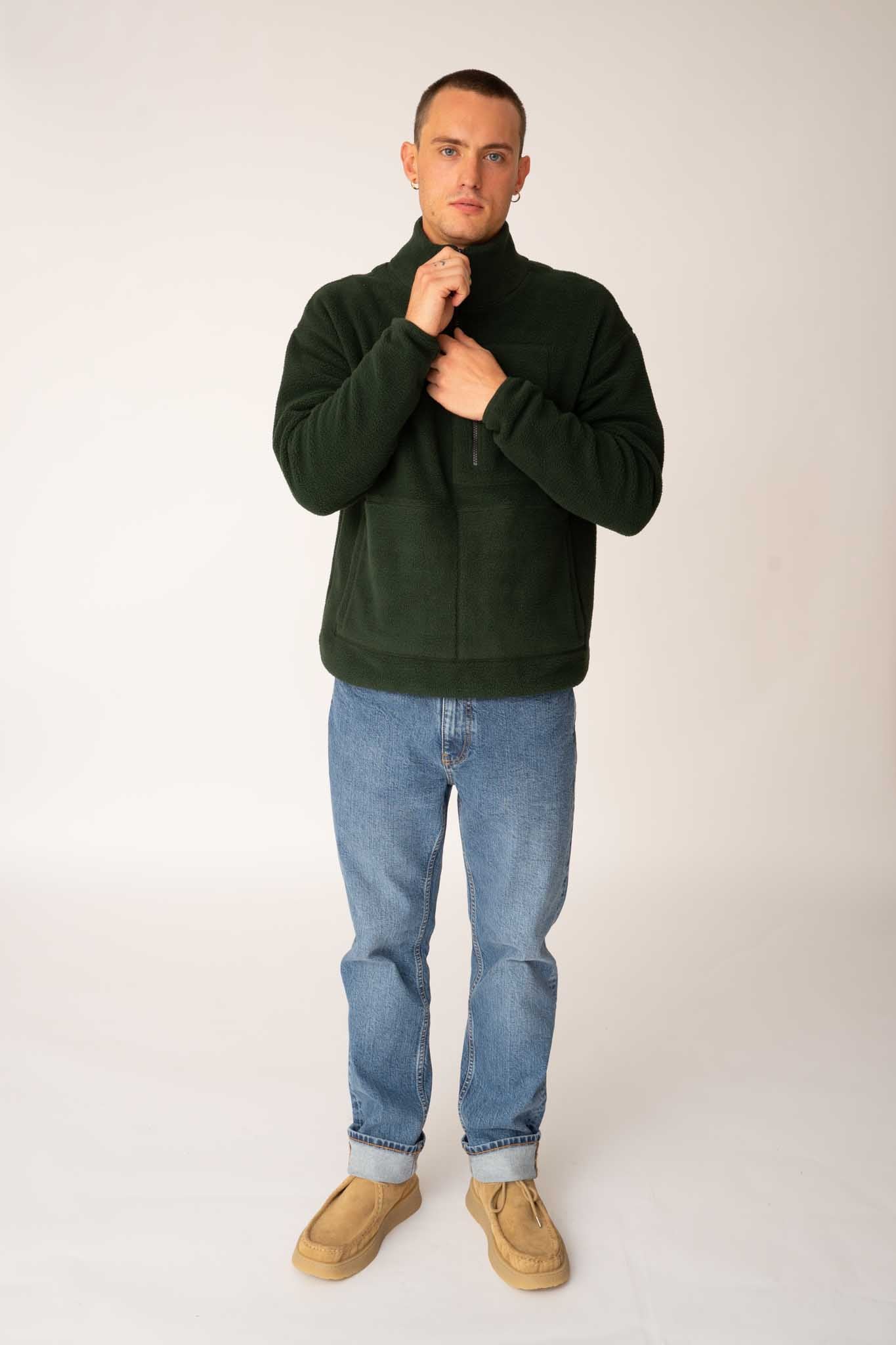 1/4 Zip Recycled Fleece