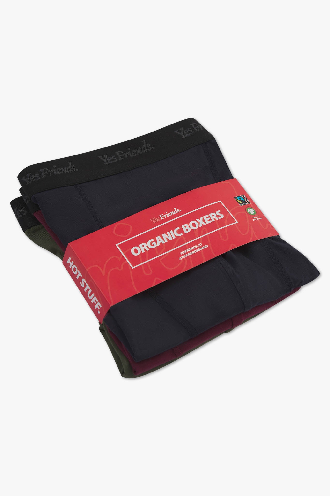 Organic Boxer Trunks - 3 Pack