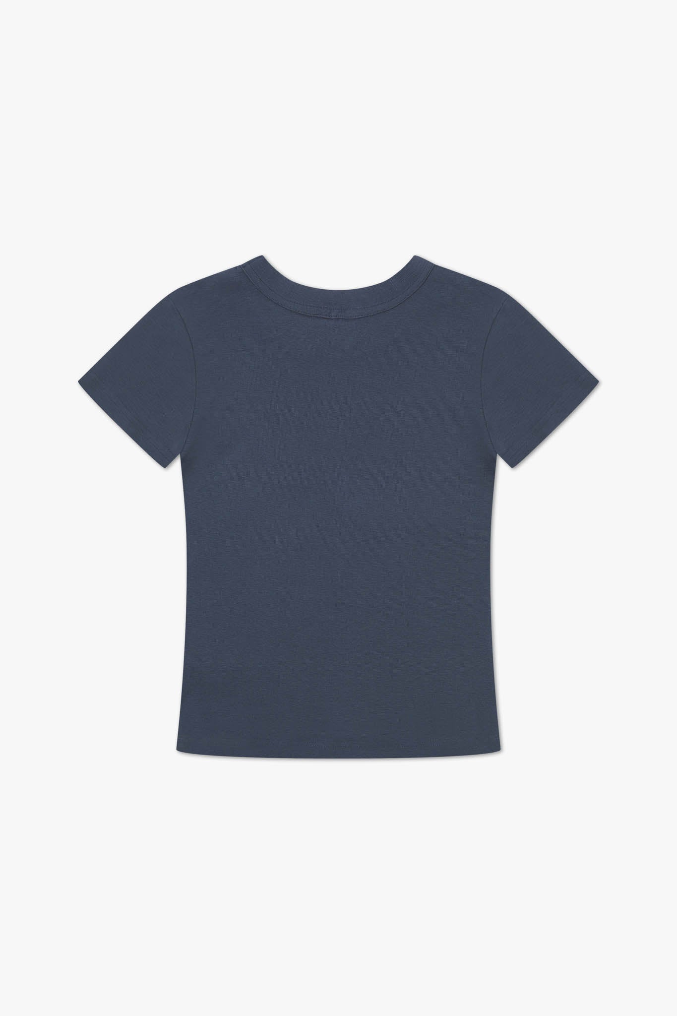 Fitted Micro Rib Organic T-shirt