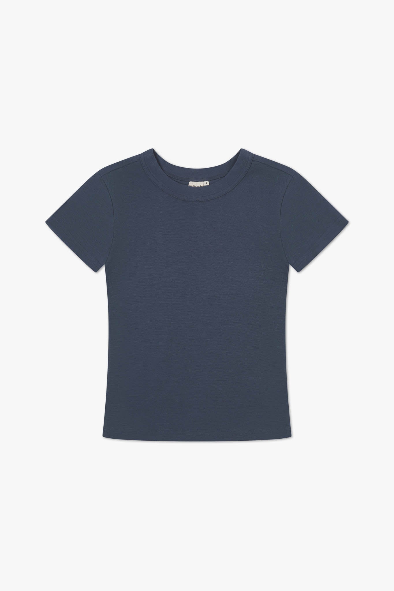 Fitted Micro Rib Organic T-shirt
