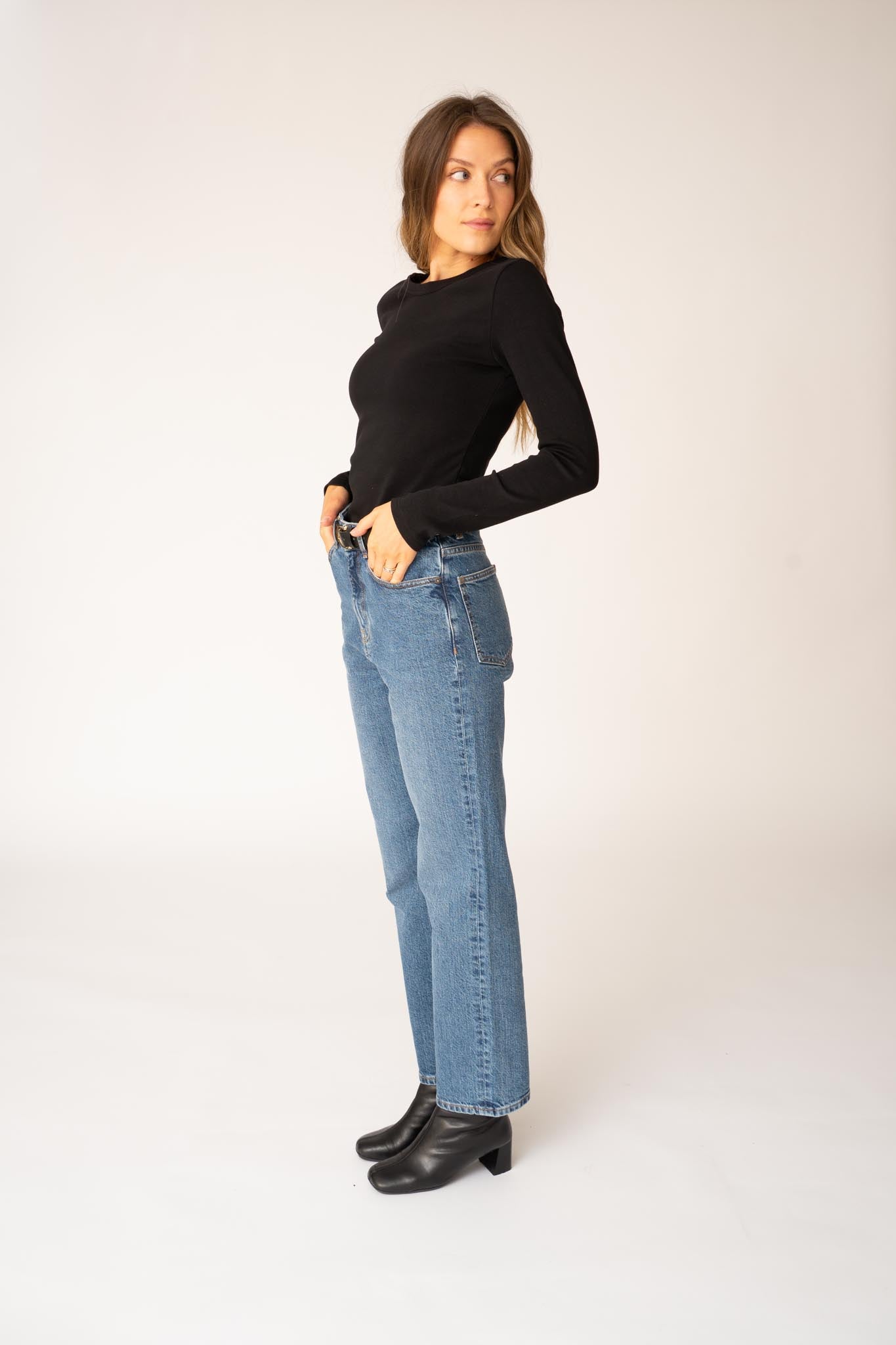 Premium Fitted Organic Long Sleeve T-shirt