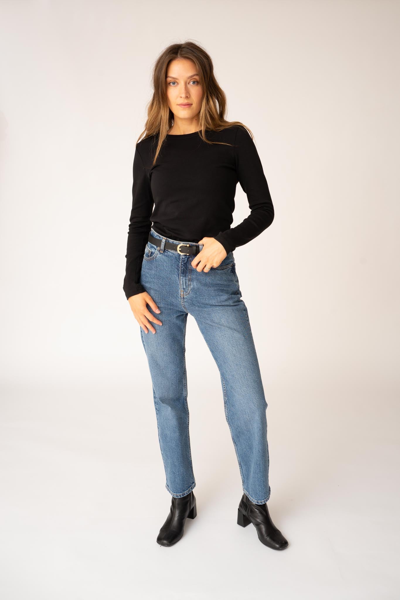 Premium Fitted Organic Long Sleeve T-shirt