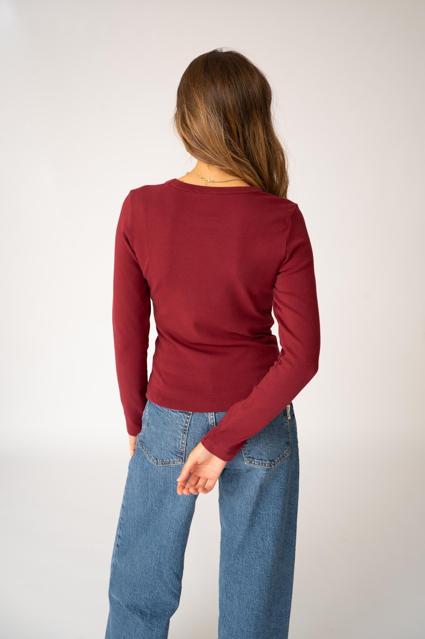 Premium Fitted Organic Long Sleeve T-shirt