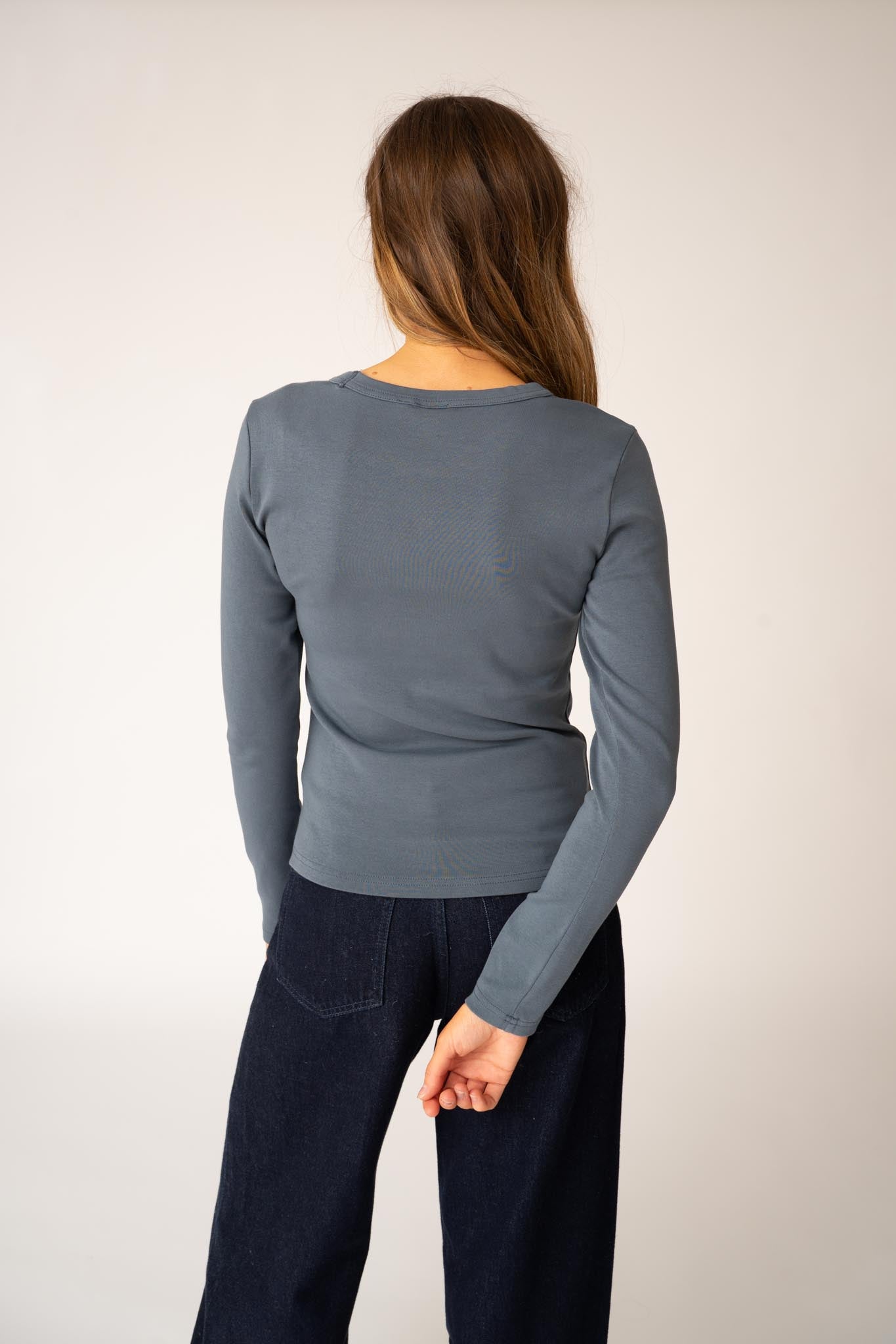 Premium Fitted Organic Long Sleeve T-shirt