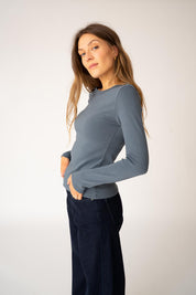 Premium Fitted Organic Long Sleeve T-shirt