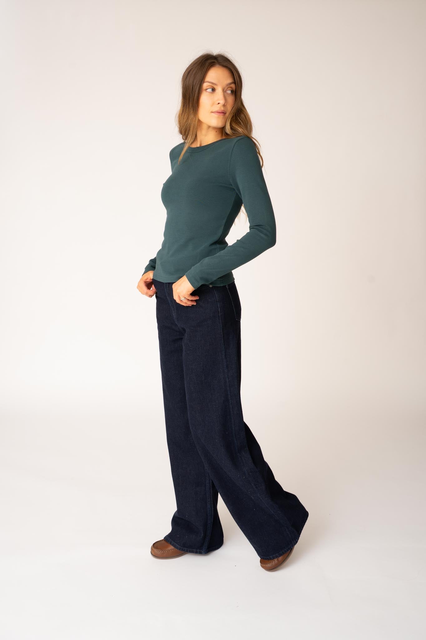 Premium Fitted Organic Long Sleeve T-shirt