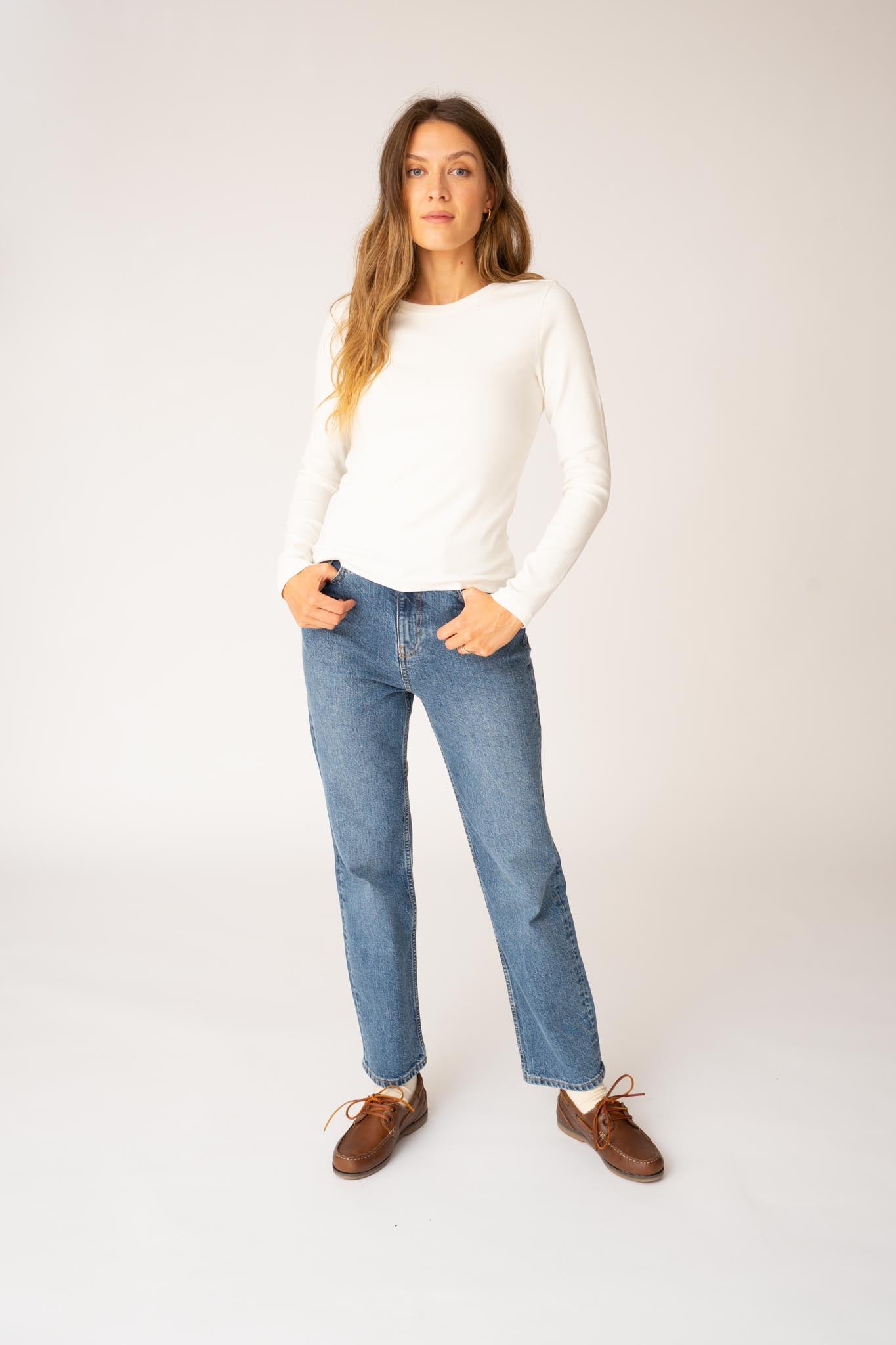 Premium Fitted Organic Long Sleeve T-shirt