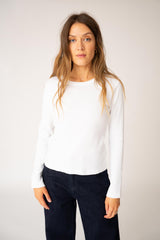 Ribbed Long Sleeve T-shirt