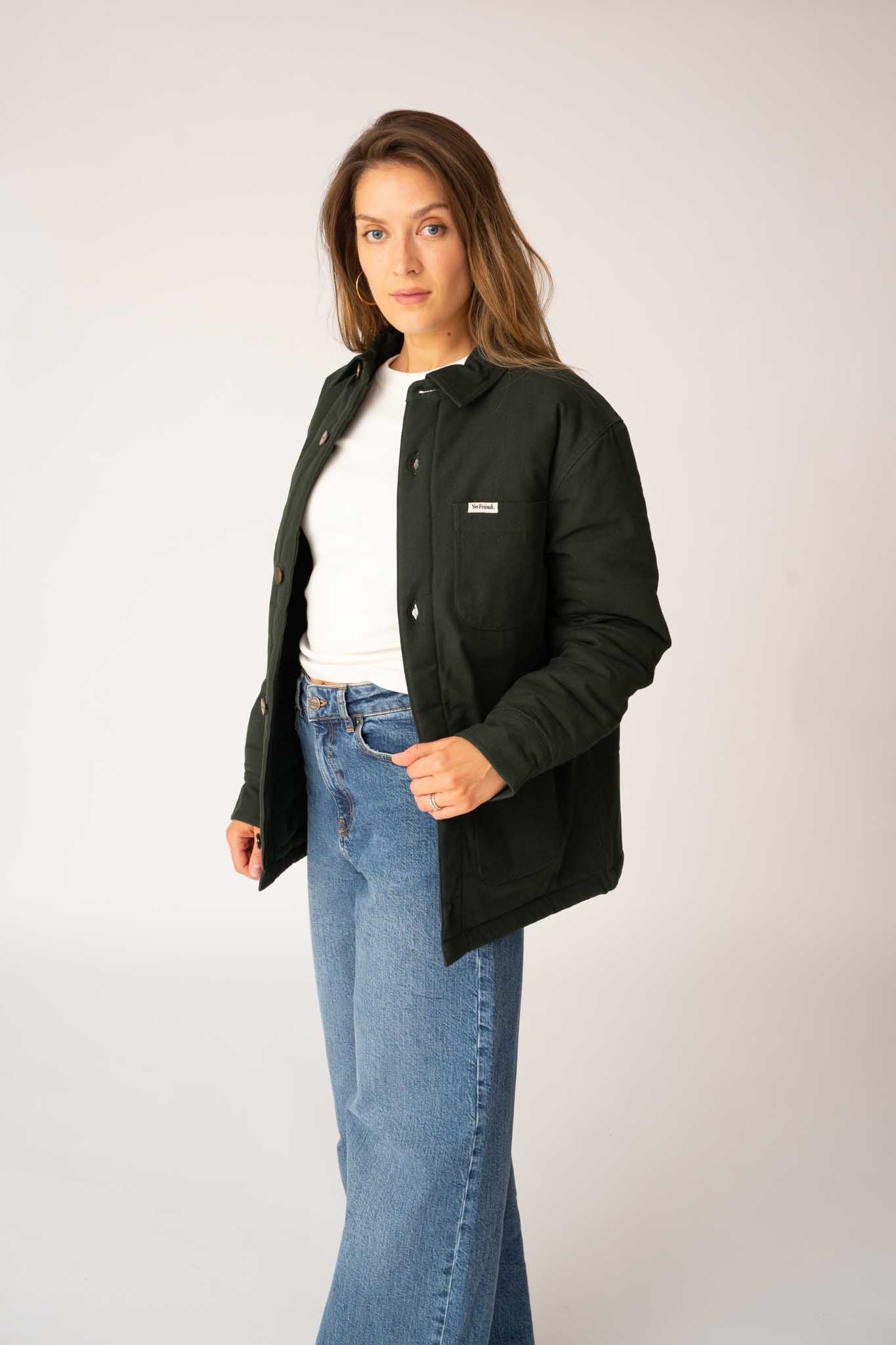 Unisex Organic Winter Canvas Jacket