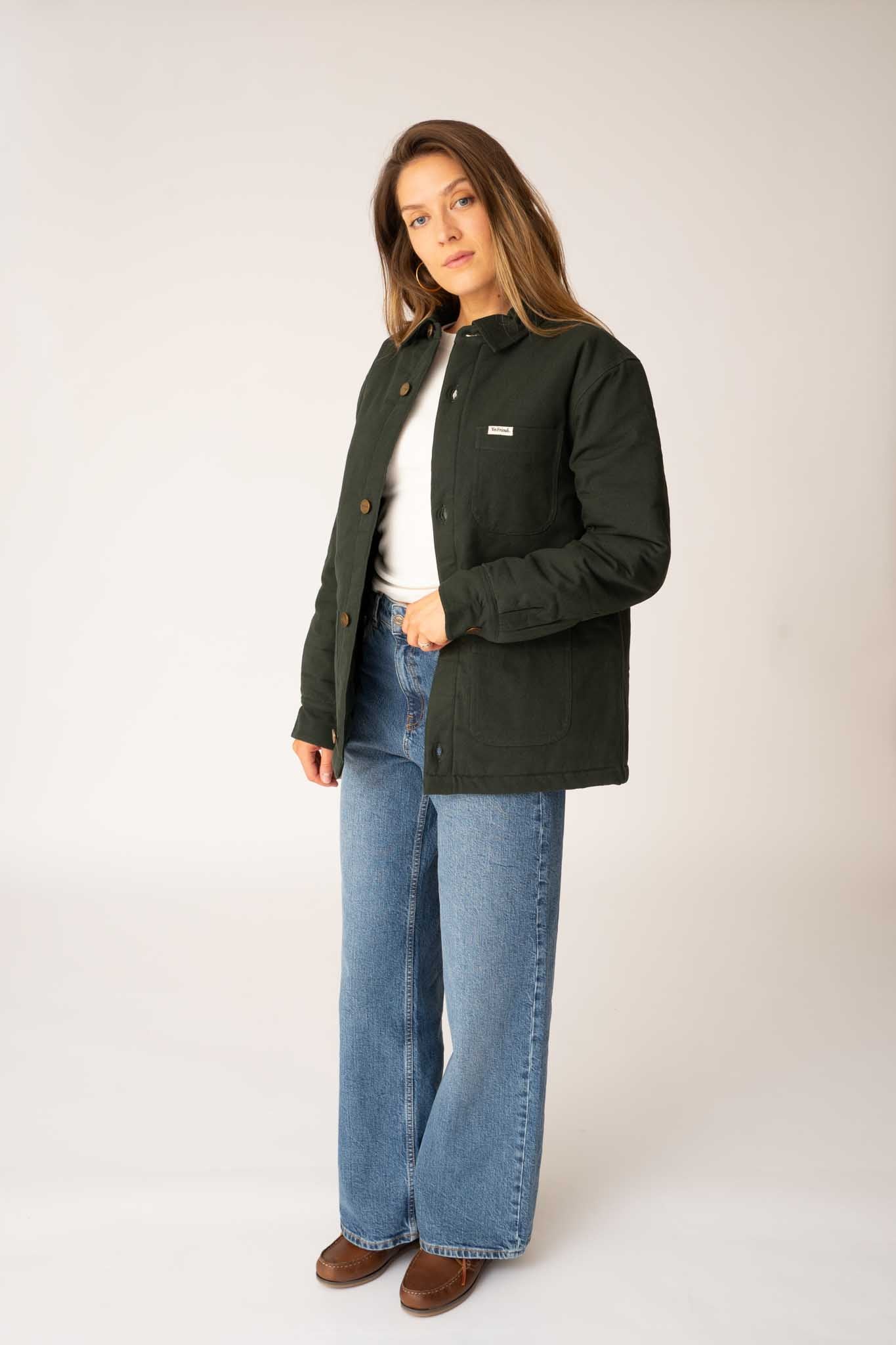 Unisex Organic Winter Canvas Jacket