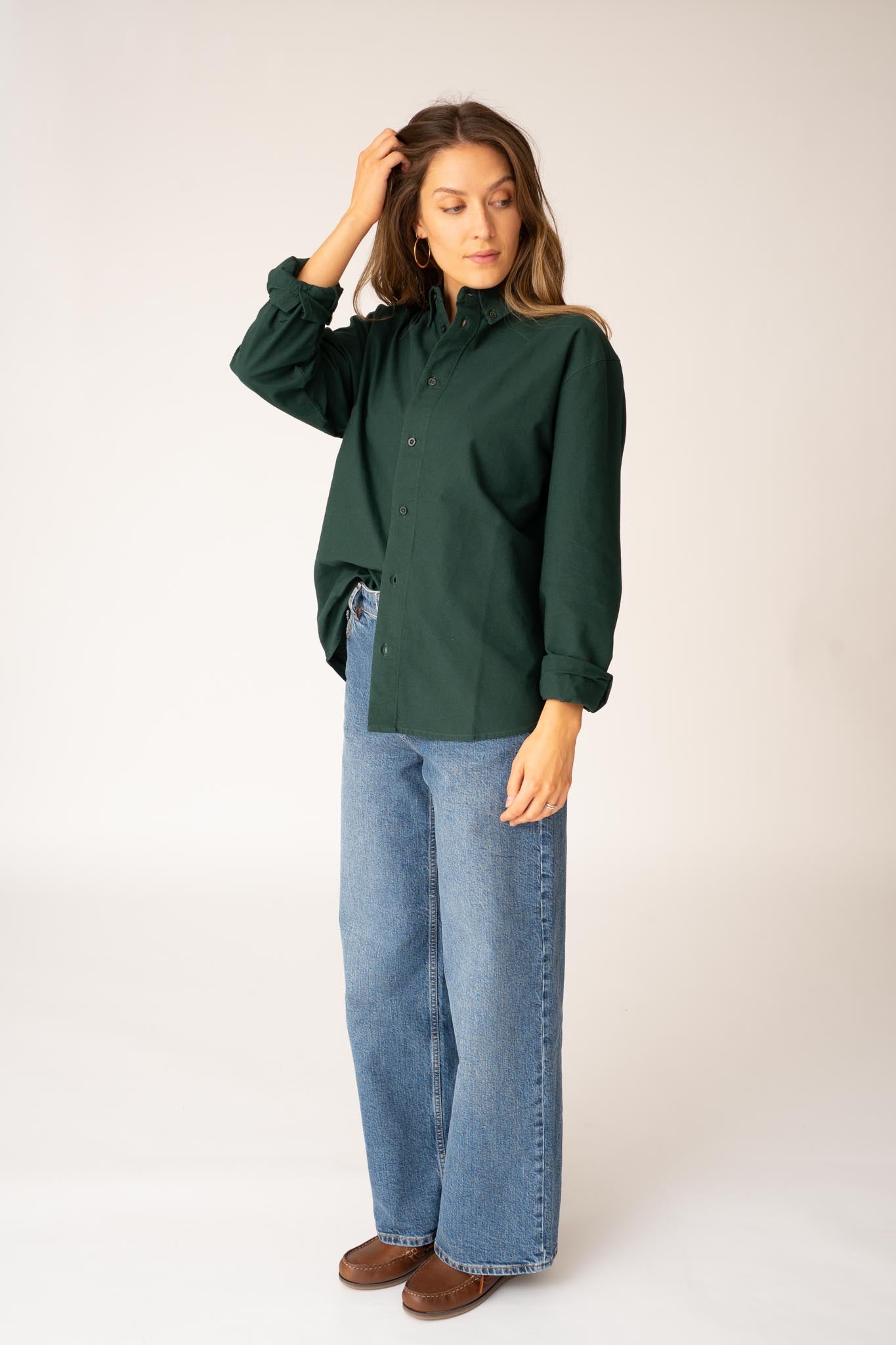 Unisex Organic Oxford Shirt