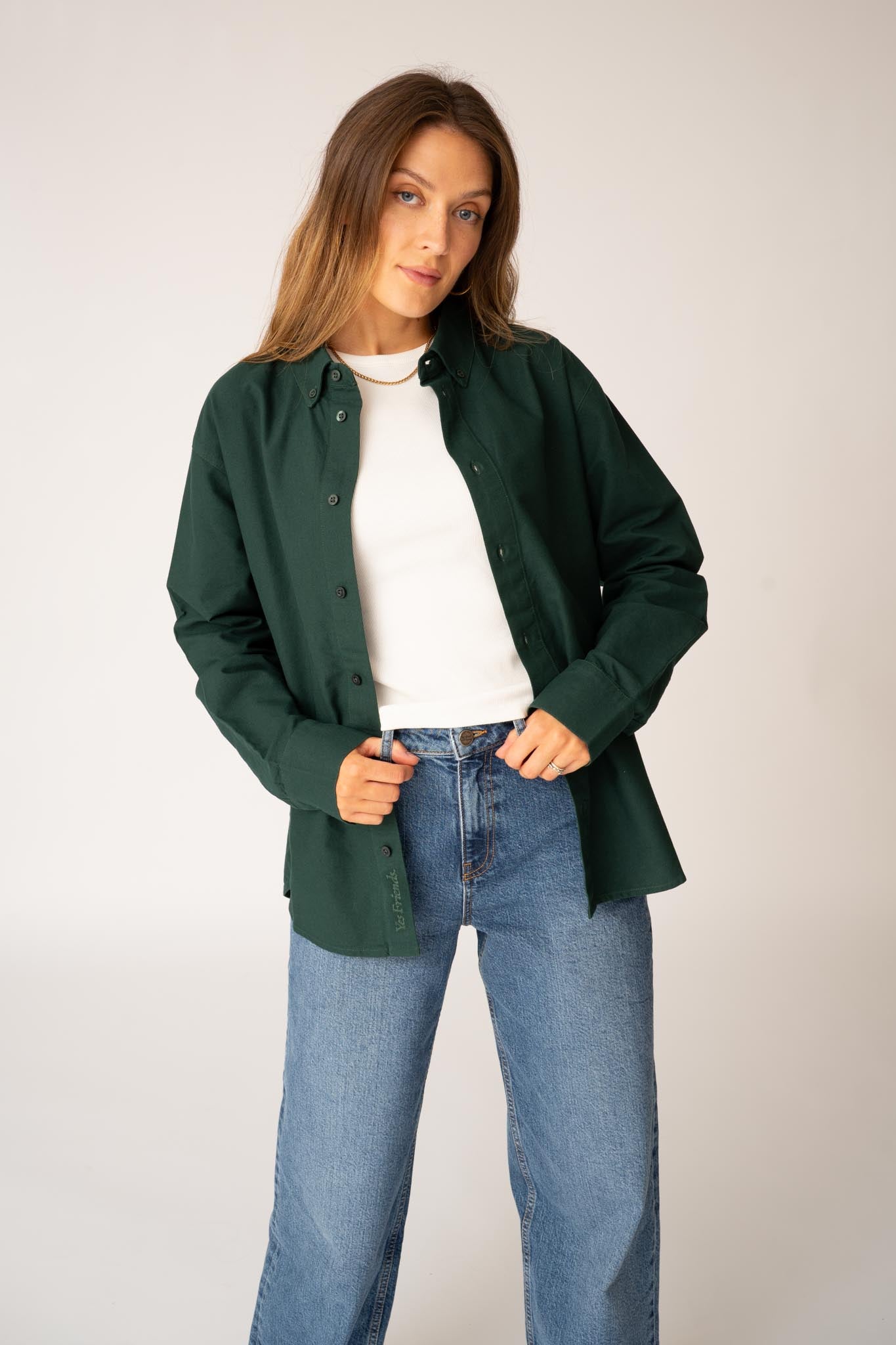 Unisex Organic Oxford Shirt