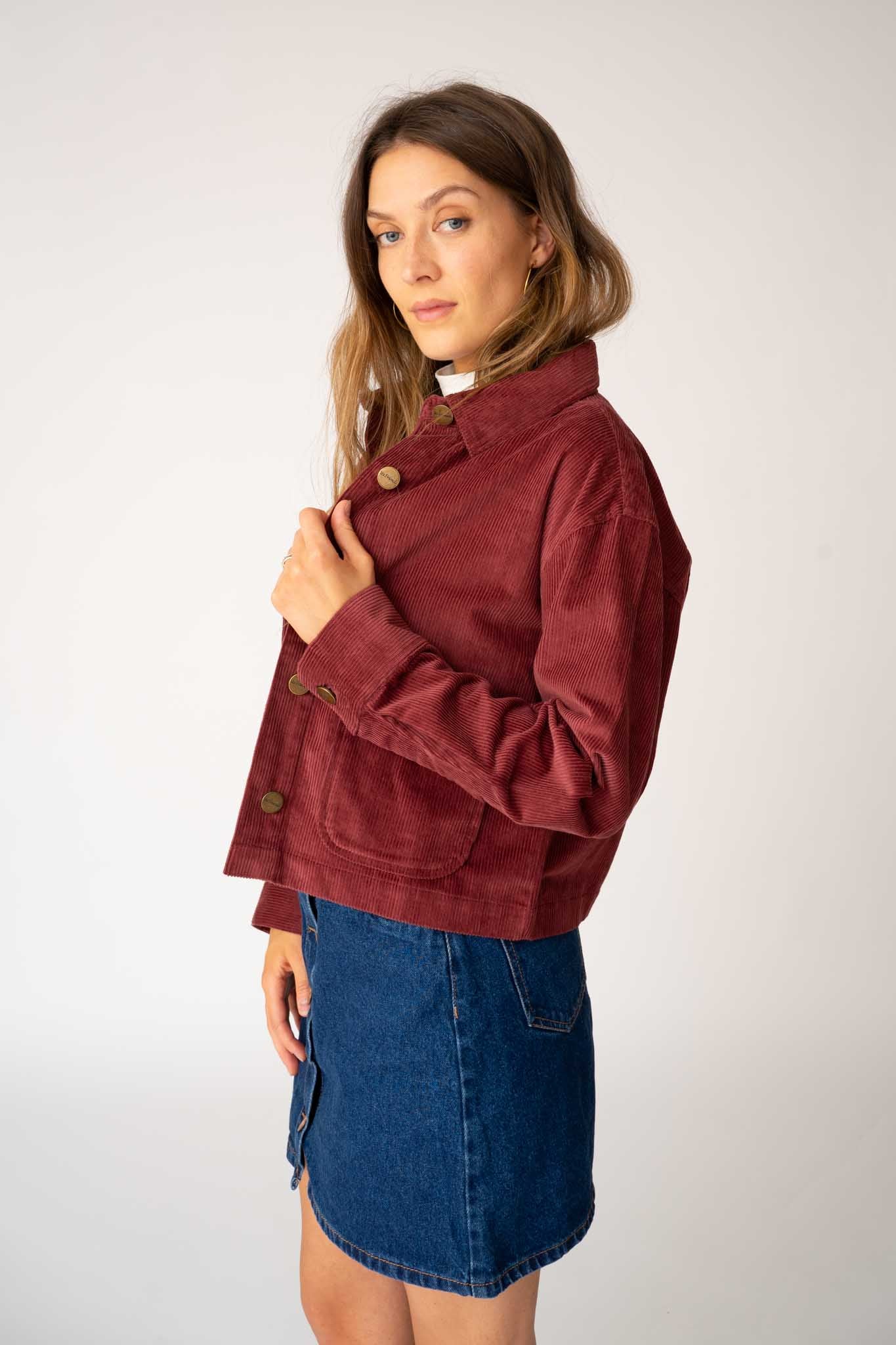 Boxy Organic Corduroy Jacket