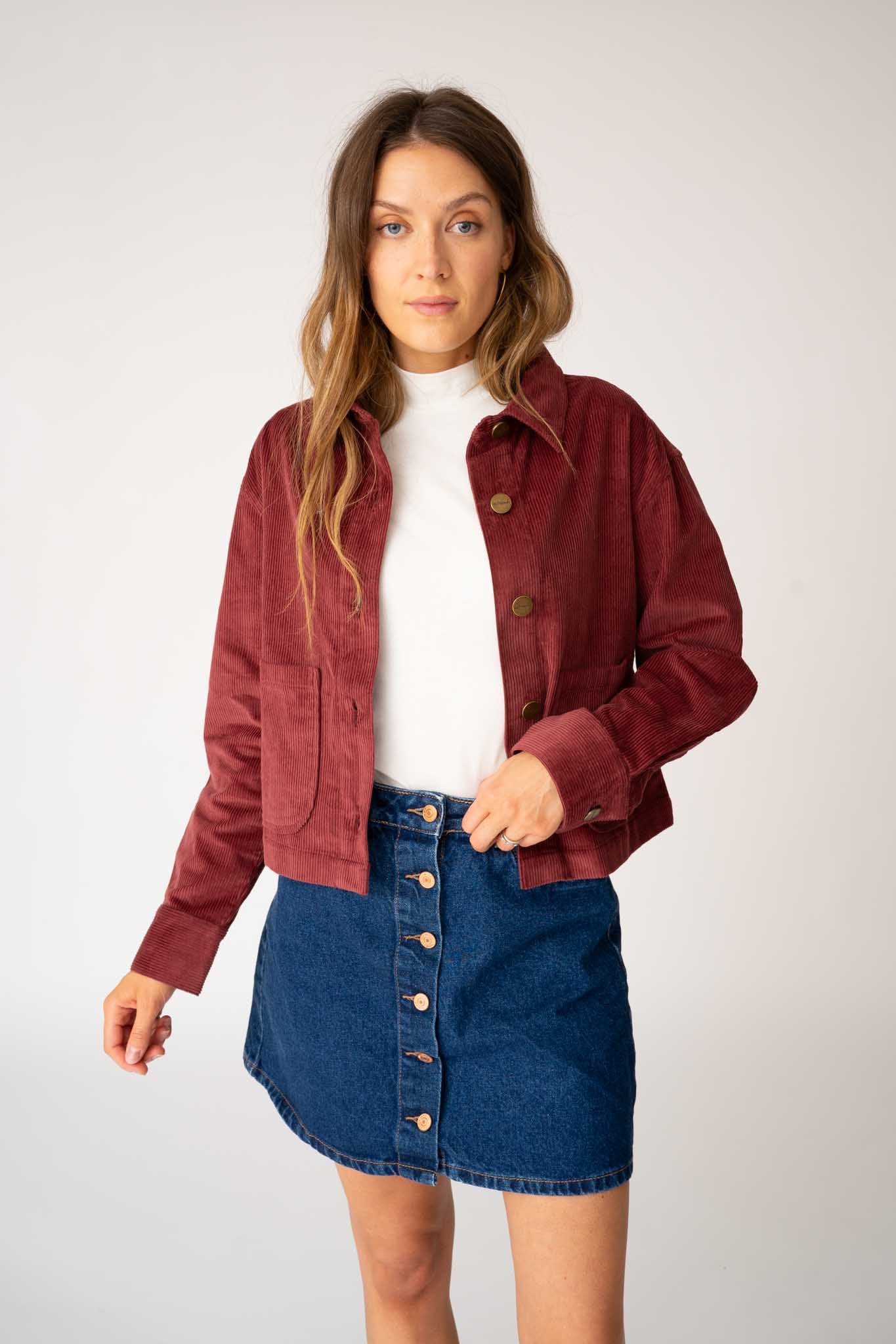 Boxy Organic Corduroy Jacket