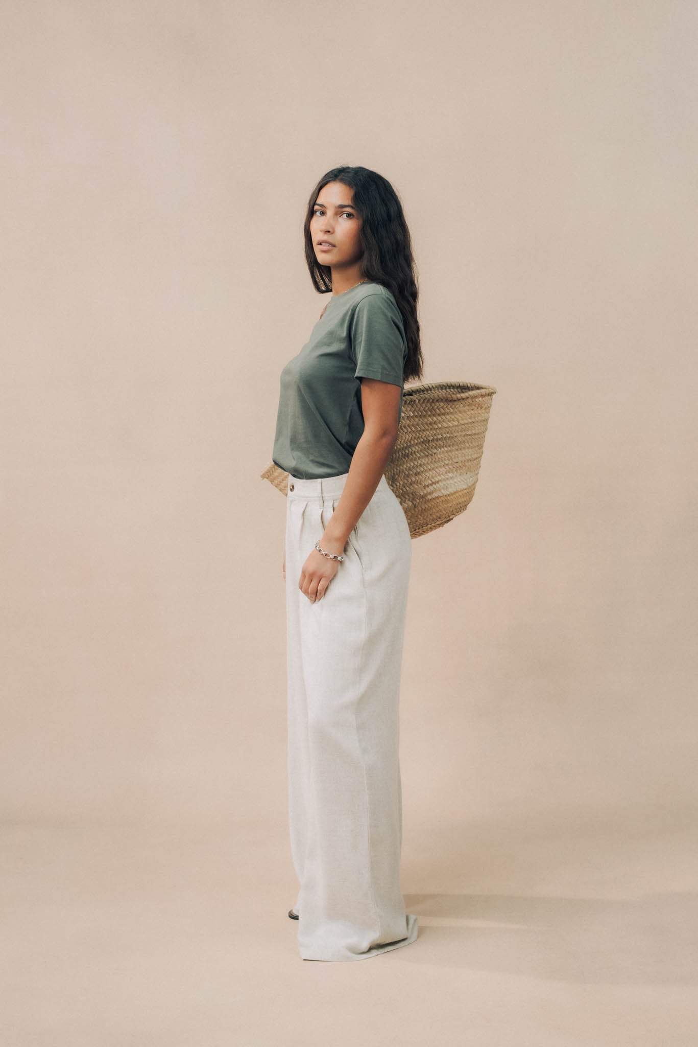 Linen EcoVero™️ Tailored Trousers