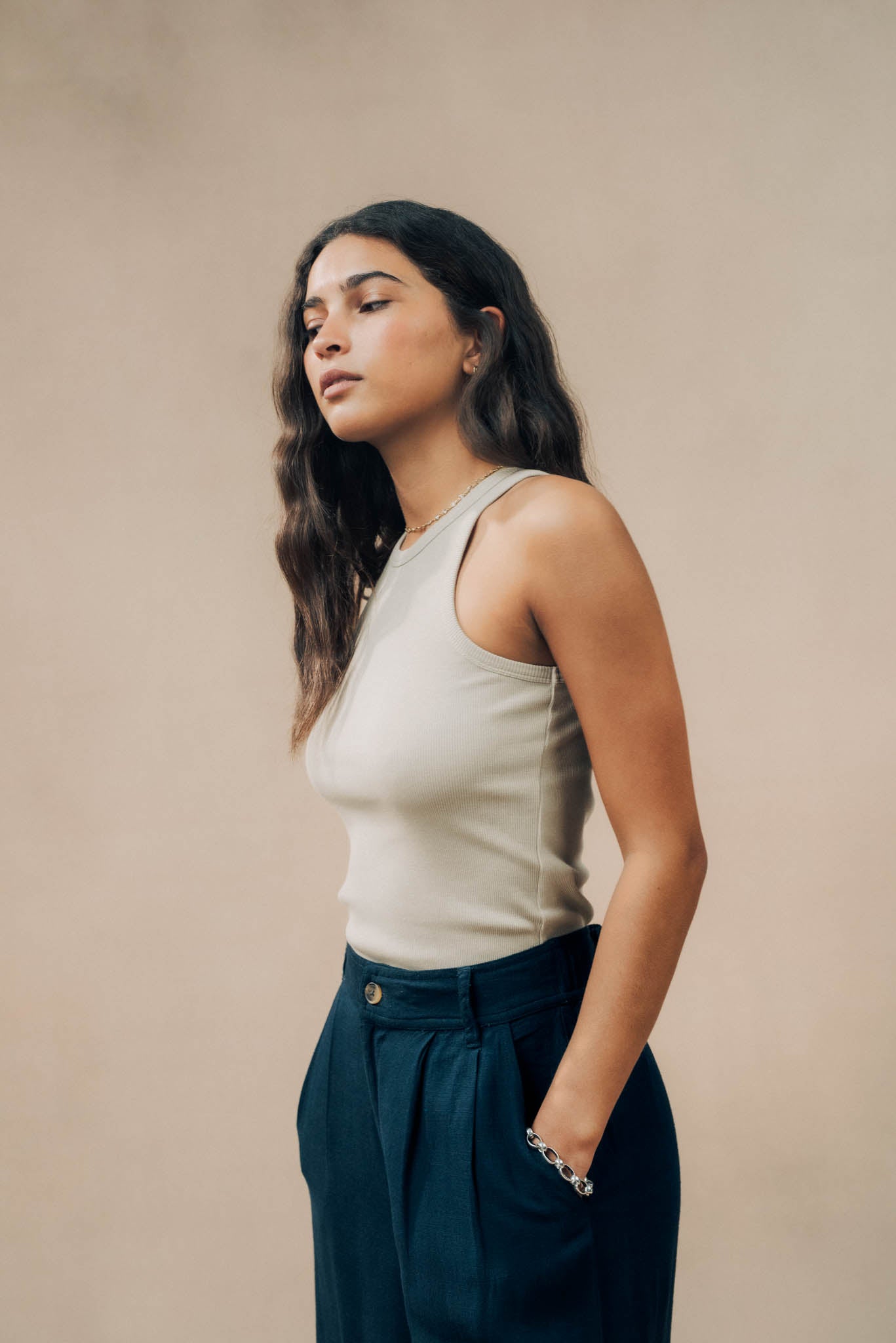 Linen EcoVero™️ Tailored Trousers
