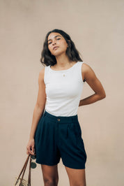 Boat Neck Vest