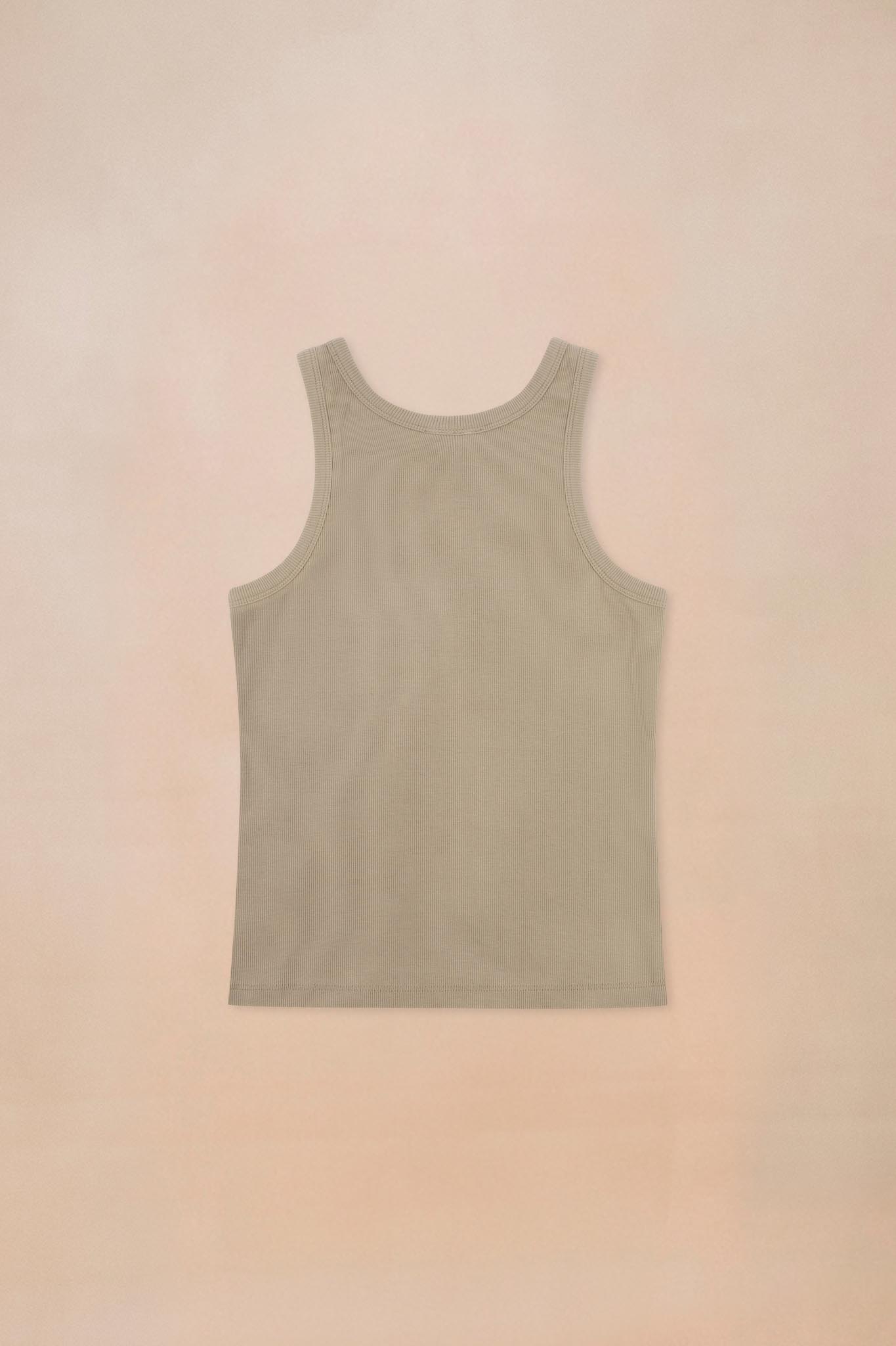 Ribbed Athletic Tank Top