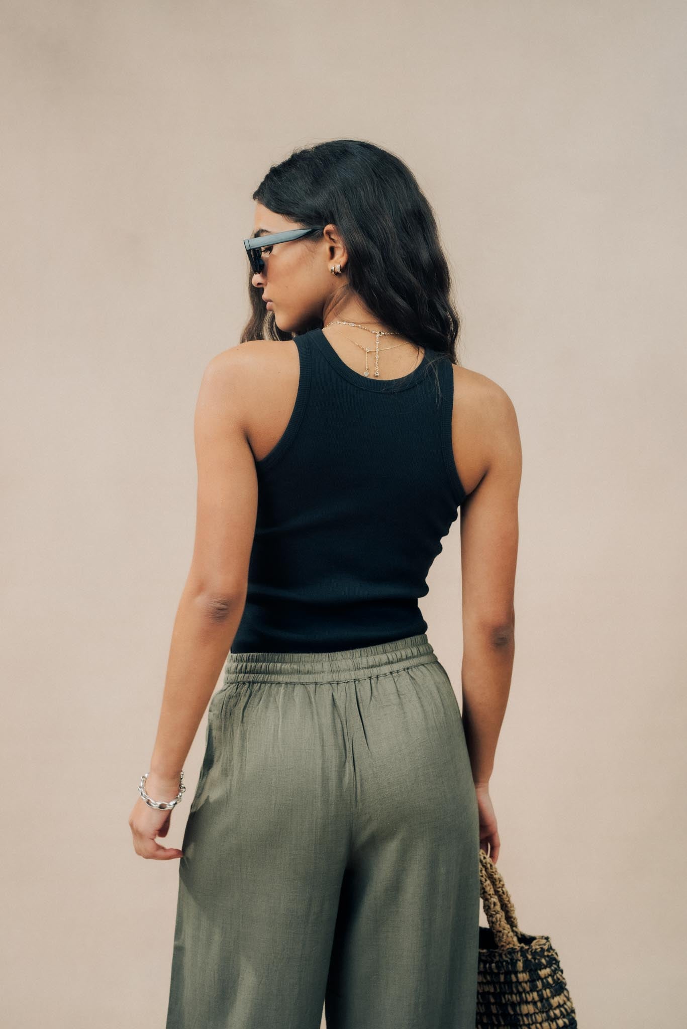 Ribbed Athletic Tank Top
