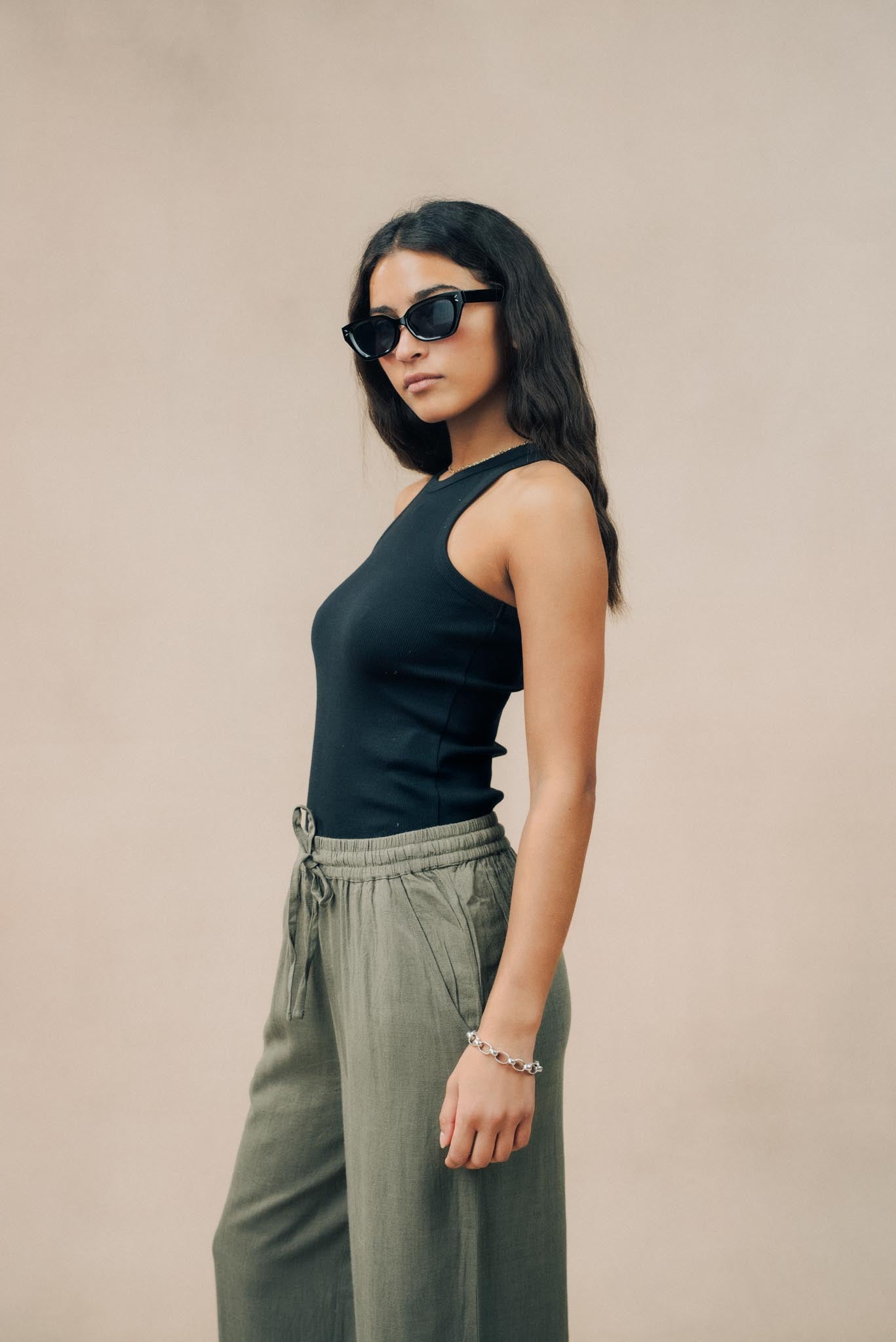 Ribbed Athletic Tank Top