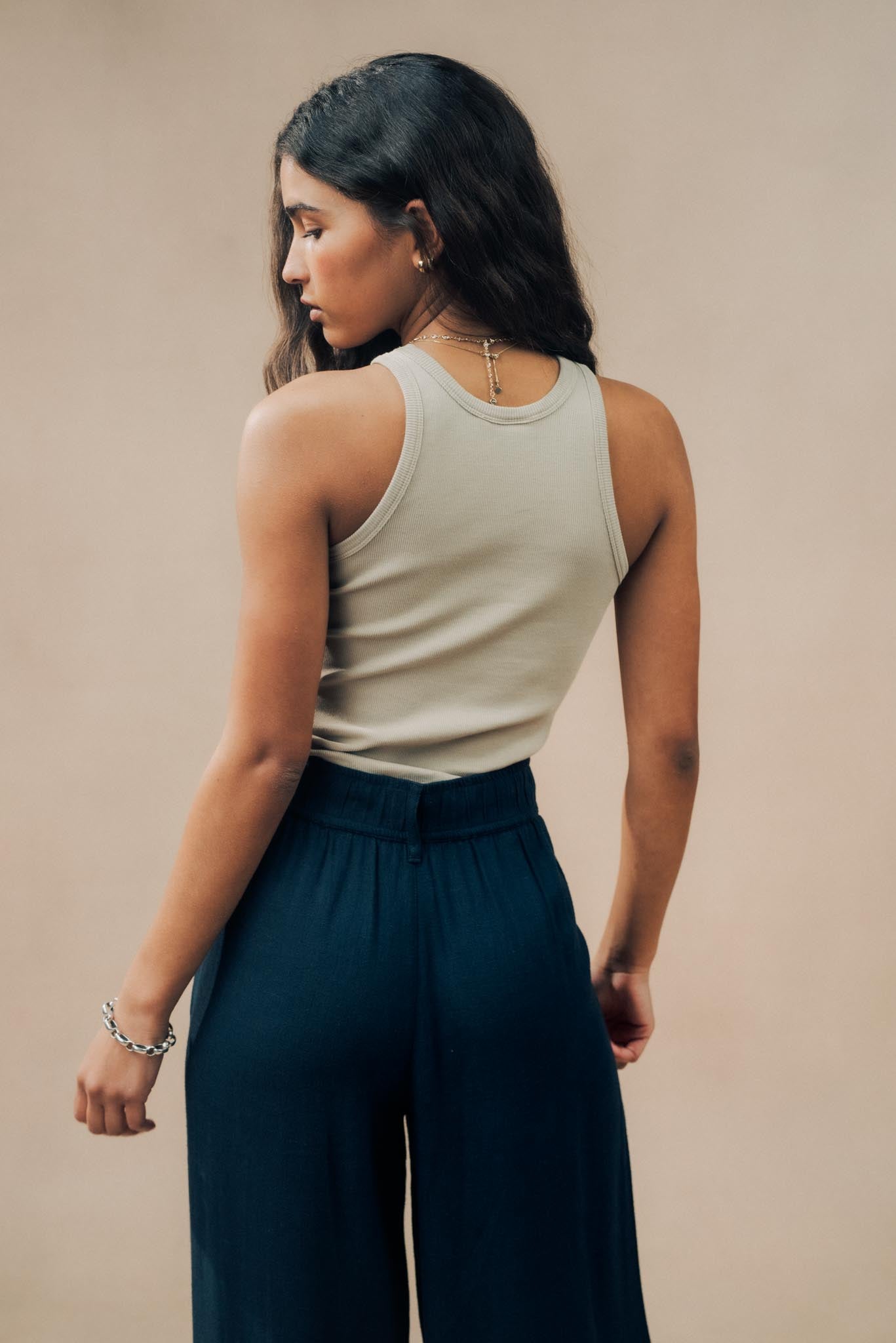 Ribbed Athletic Tank Top