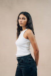 Ribbed Athletic Tank Top