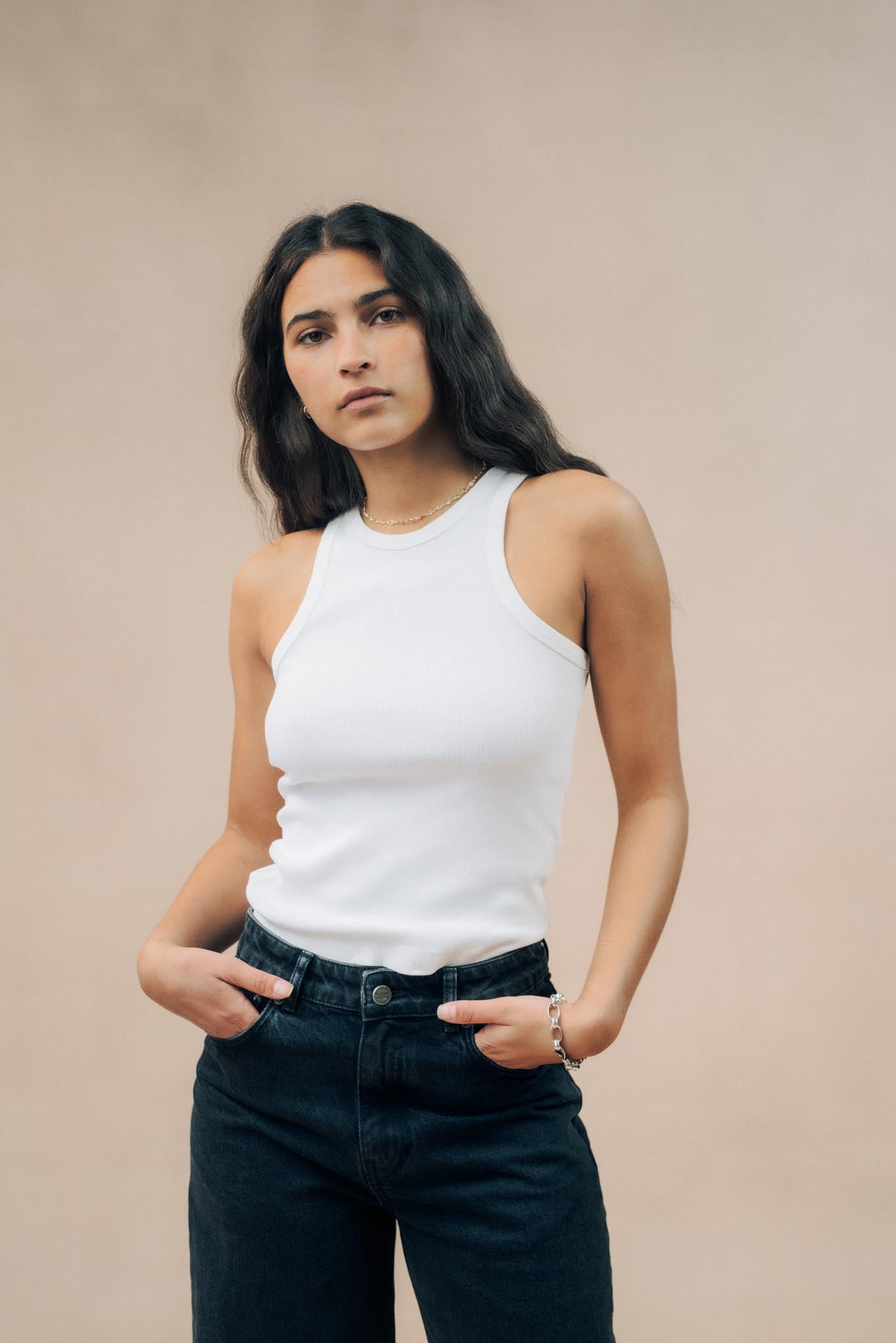 Ribbed Athletic Tank Top