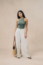 Ribbed Athletic Tank Top