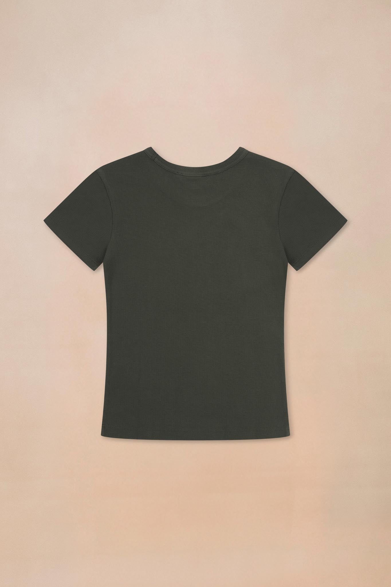 Ribbed T-shirt