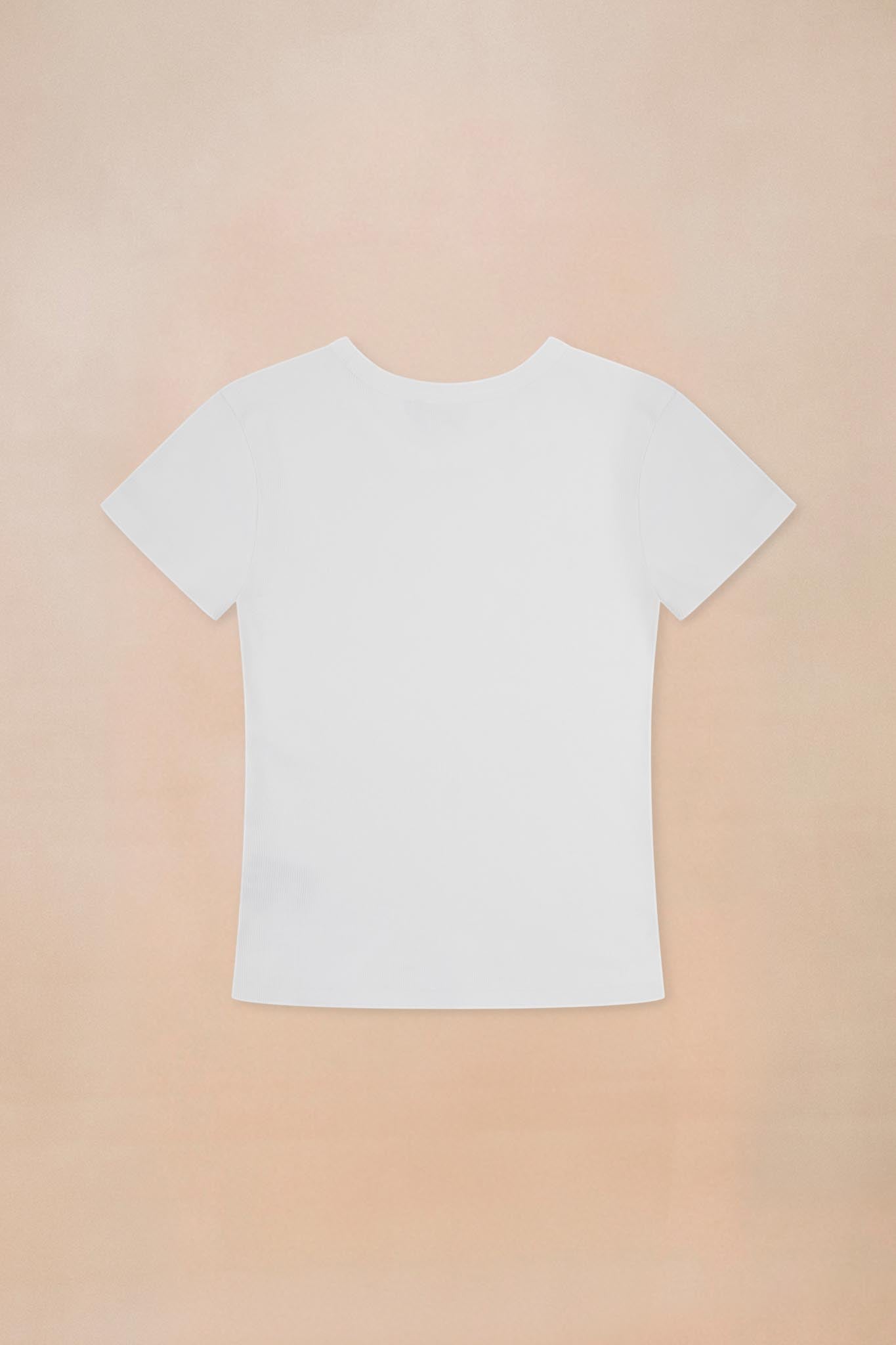 Ribbed T-shirt