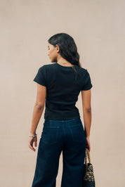 Ribbed T-shirt