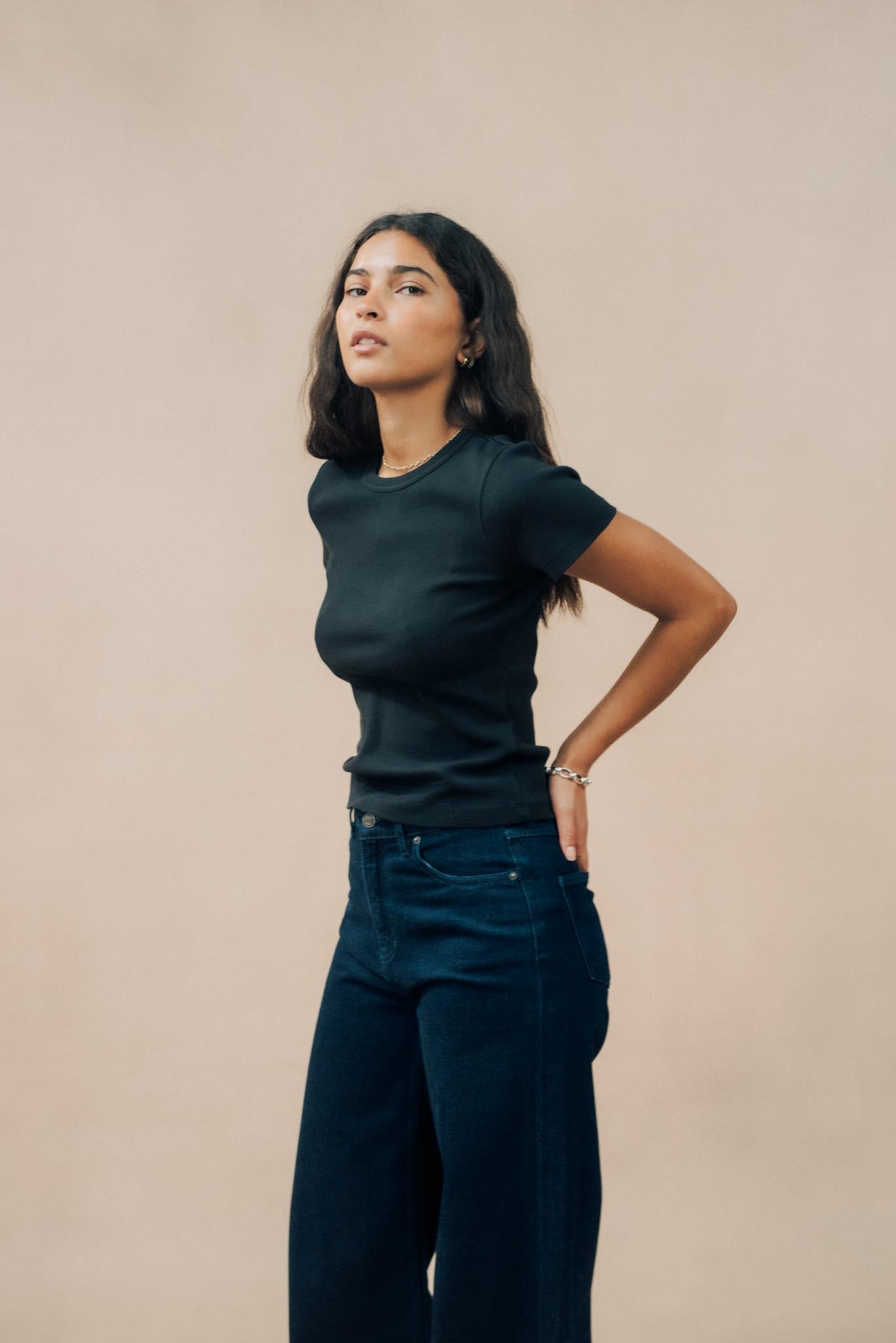 Ribbed T-shirt