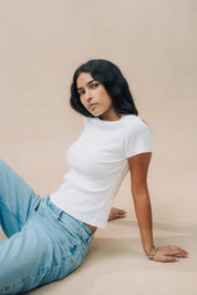 Ribbed T-shirt