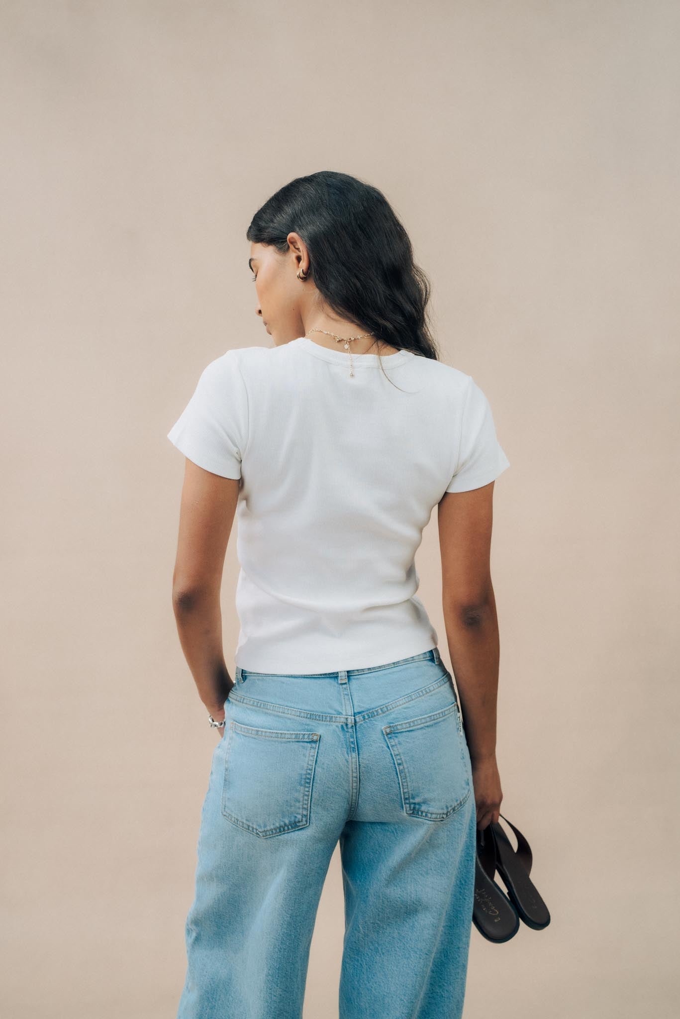 Ribbed T-shirt