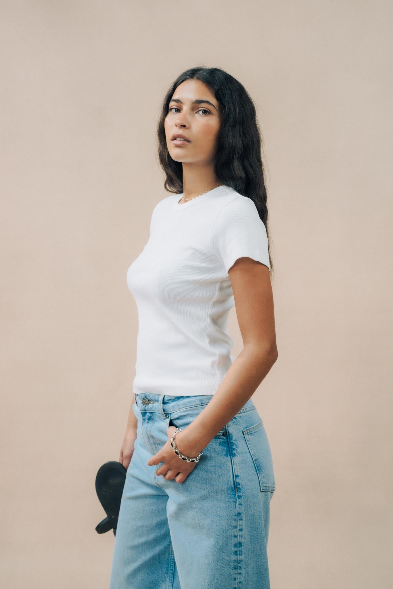 Ribbed T-shirt