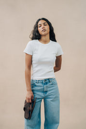 Ribbed T-shirt