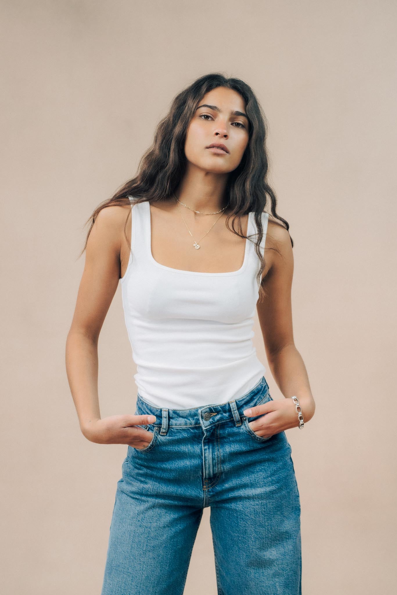 Square Neck Tank Top