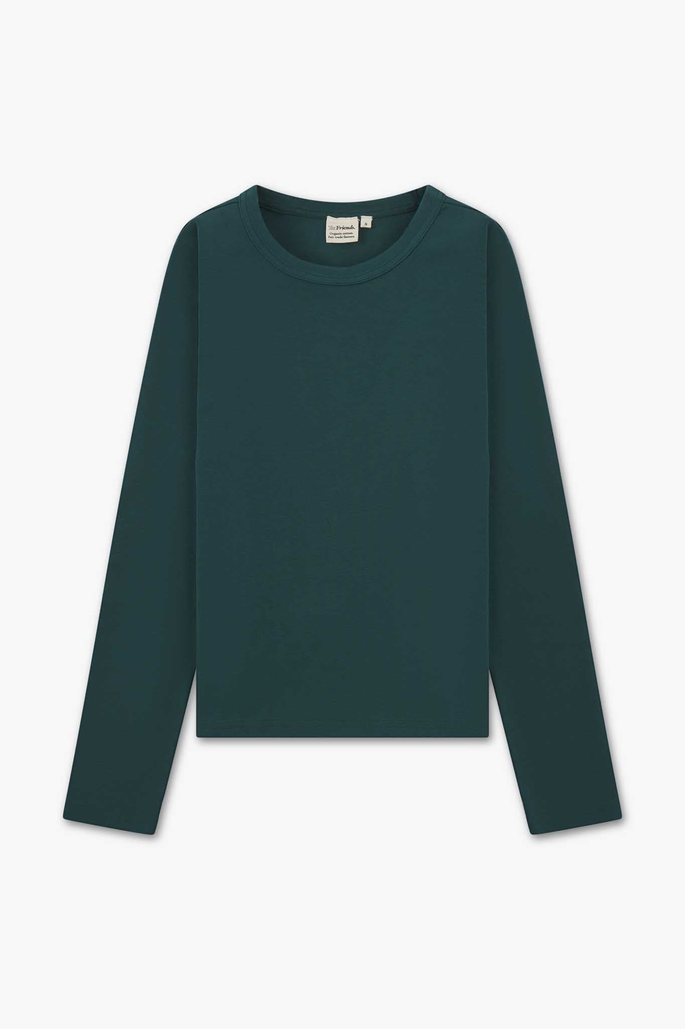 Premium Fitted Organic Long Sleeve T-shirt