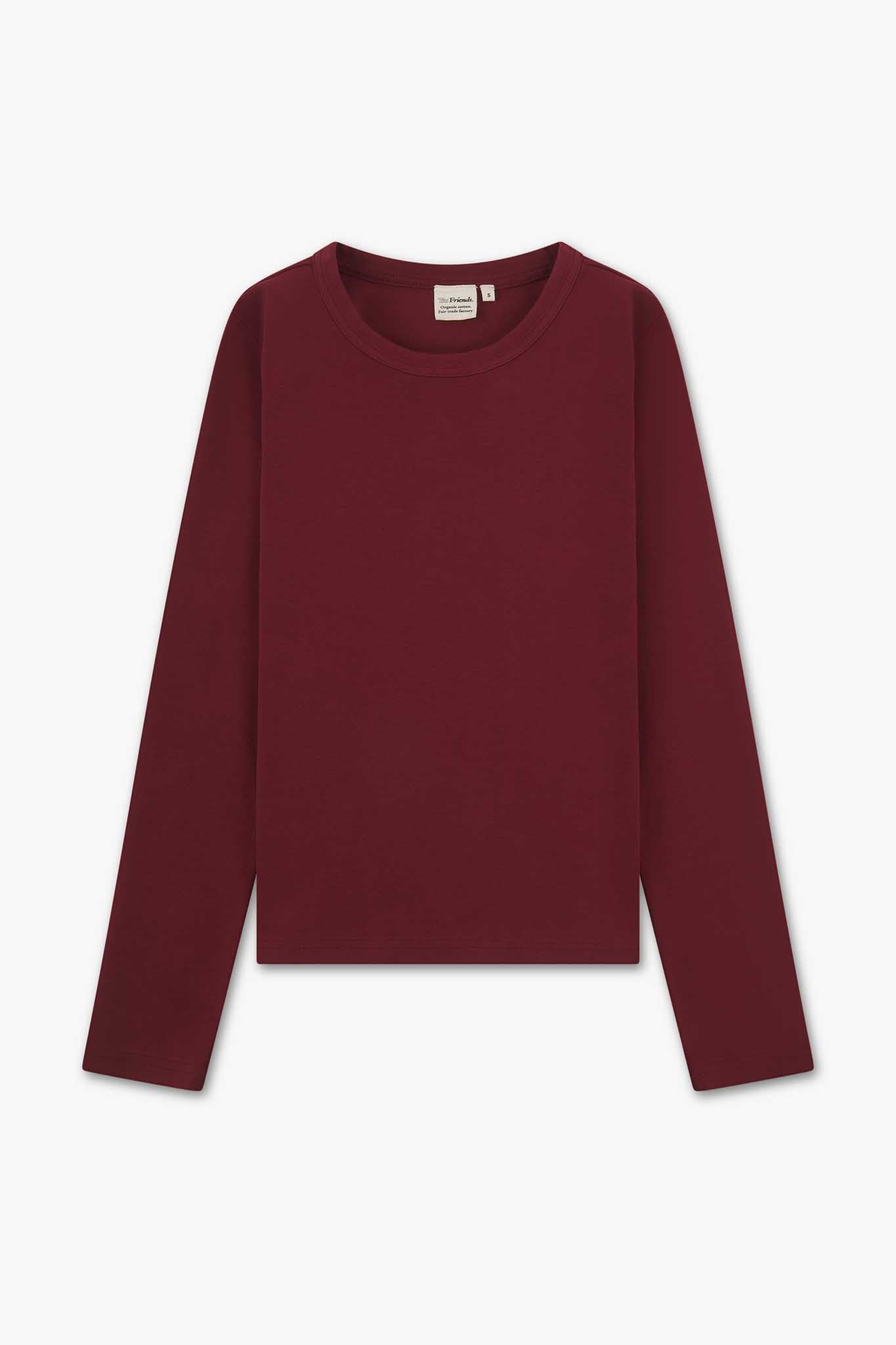 Premium Fitted Organic Long Sleeve T-shirt