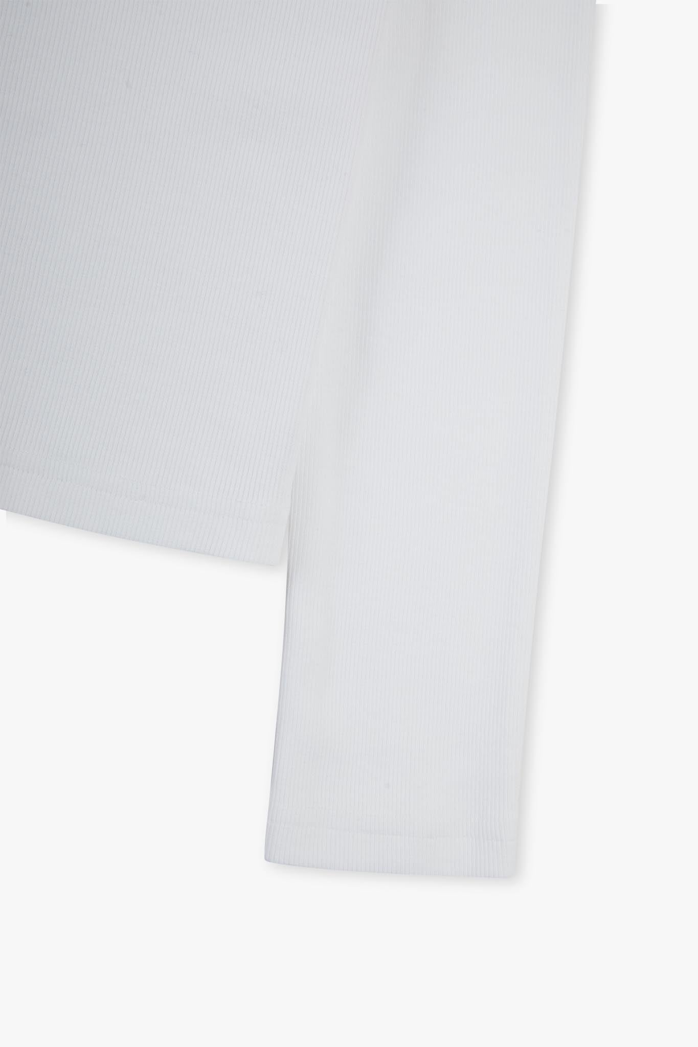 Ribbed Organic Long Sleeve T-shirt