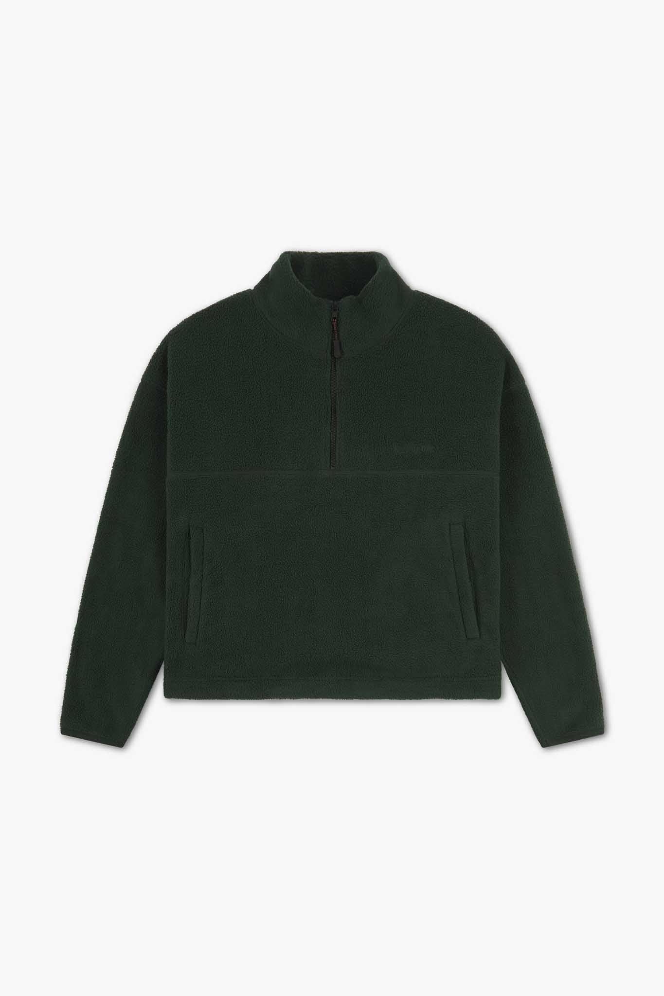 Boxy 1/4 Zip Recycled Fleece